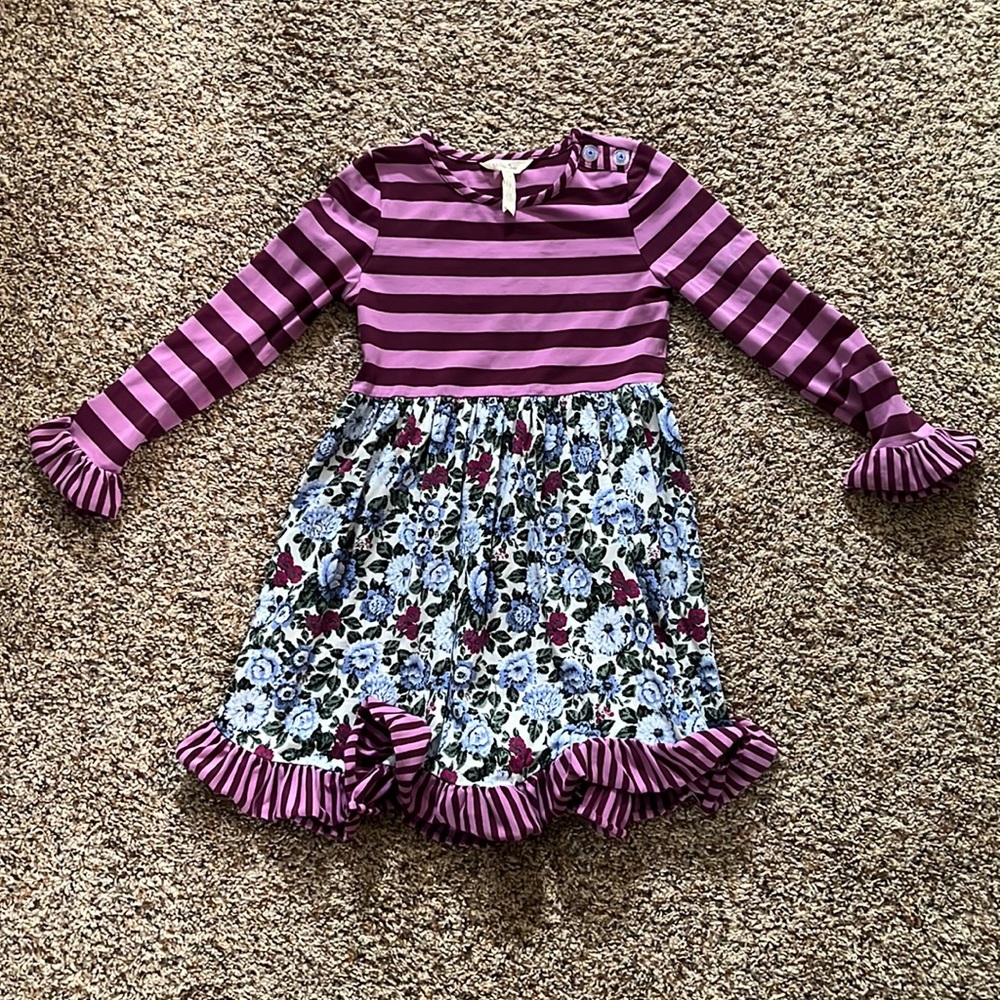 Matilda Jane Purple and Blue Ruffled Tiered Sundress